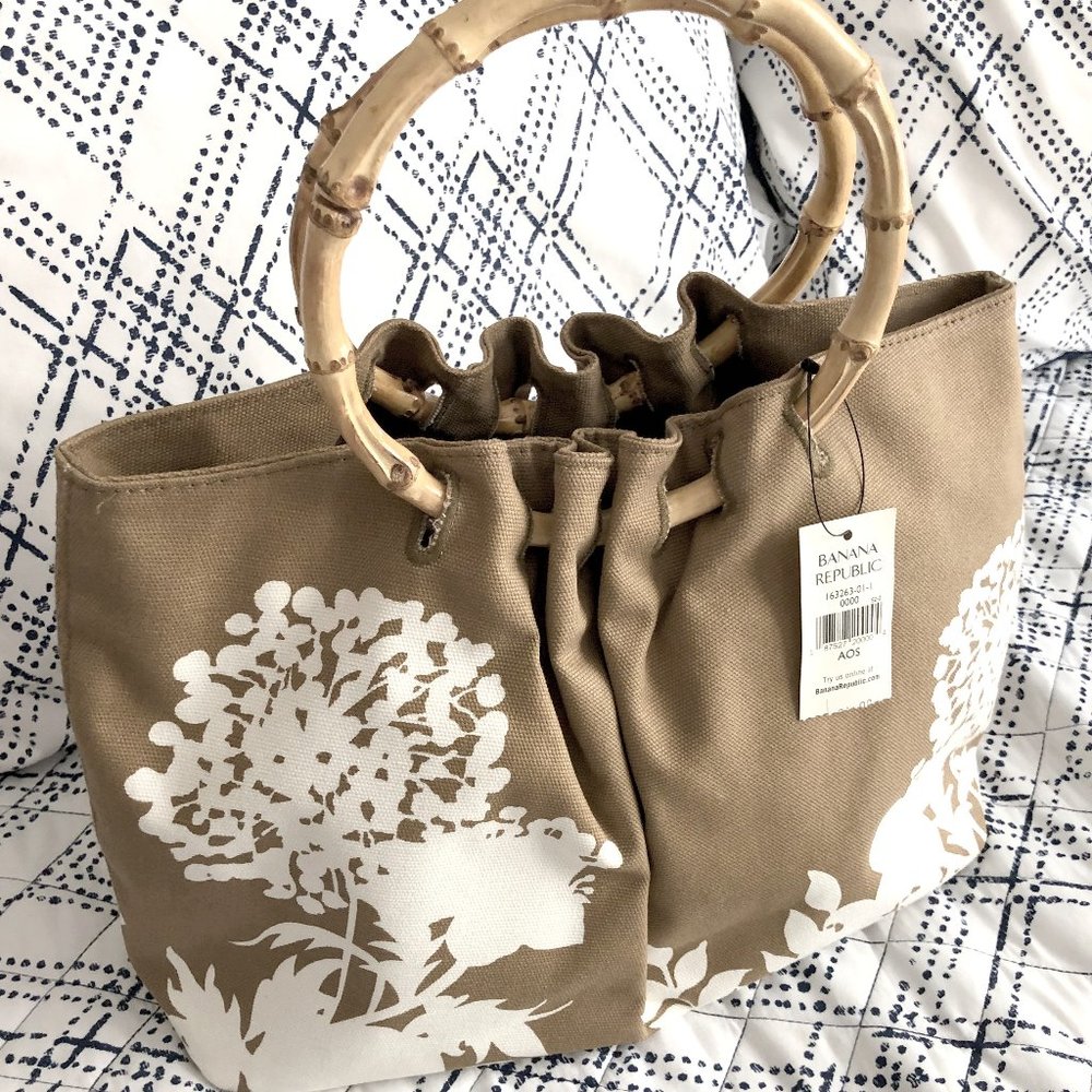 Banana Republic Bamboo Handle Bag